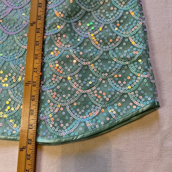 Disney Couture Princess Little Mermaid Sequin Mini Dress Girls 5/6 - Picture 10 of 13